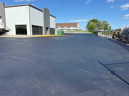 Commercial Parking Lot Sealcoating & Striping – Altec Service Center Kansas City, MO Thumbnail